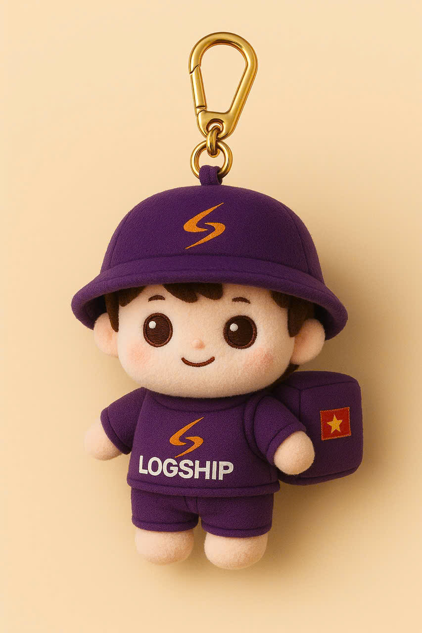 Gấu móc khóa Logship